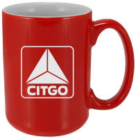 Ceramic Mugs: 15oz Red El Grande Mugs